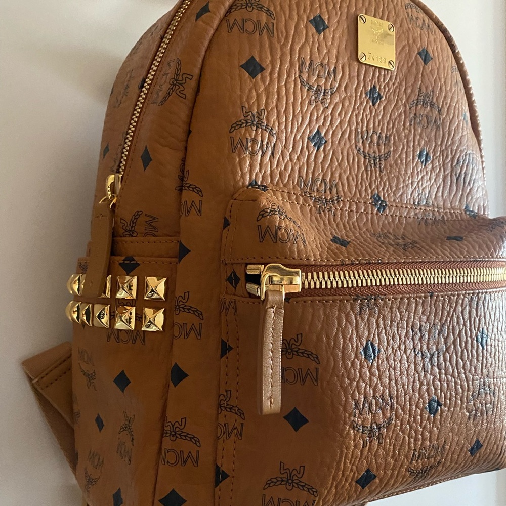 Mcm Stark Small Side-Stud Backpack - image 6